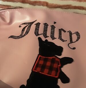 Juicy Couture Pink Cosmetic Bag New